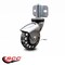 Service Caster 3'' Bright Chrome Polyurethane Caster Side Mount Bracket SCC-GR03S310-PPUBD-BC-71678-CB180 - alternate 2